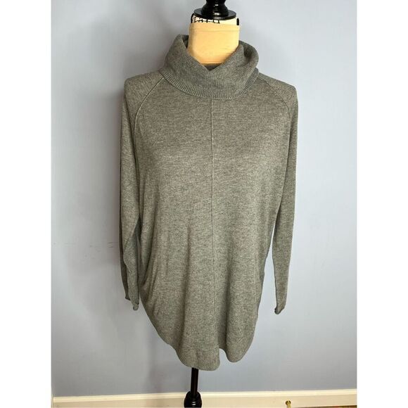 Caslon Women’s S Turtleneck LS Sweater Gray - Picture 1 of 10
